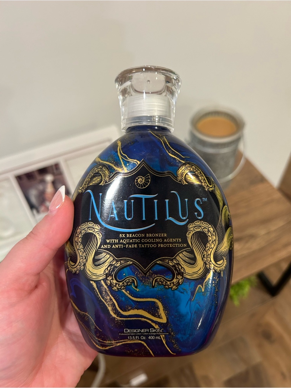 Nautilus Blue Bronzer Lotion - Deep Blue Hydrating Tan Enhancer